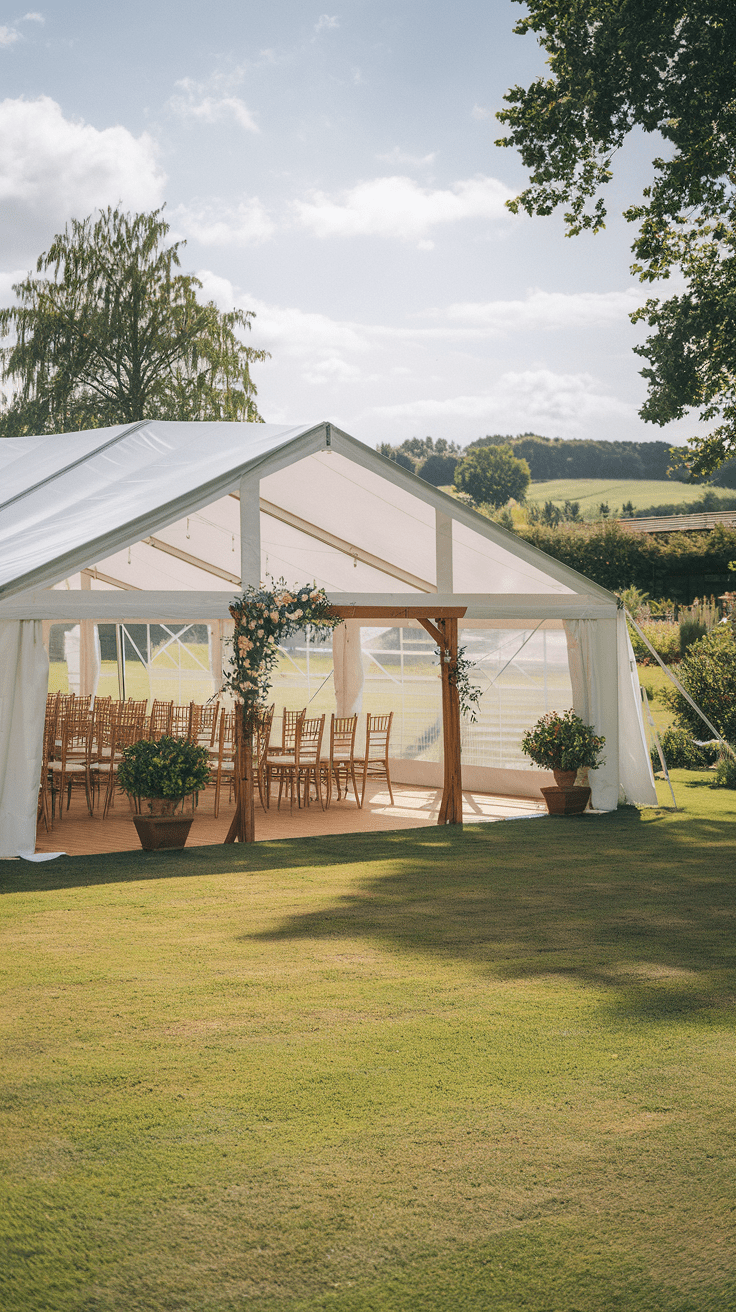 wedding marquee essex will it damage my grass