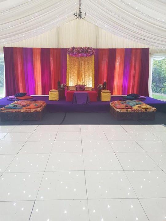 wedding marquee inside essex